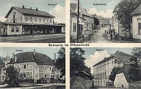 Poběžovice – pohlednice (1915)
