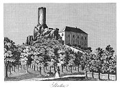 Skalka – P. Röhrich podle F. A. Hebera (kolem 1845)