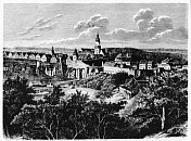 Nové Město nad Metují – dobové vyobrazení (kolem 1875)