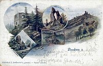 Kumburk, Bradlec a Kozlov  pohlednice (1908)
