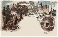 Valdtejn  pohlednice (1899)