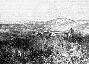 Hradec nad Moravicí – kresba Robert Russ (kolem 1890)