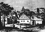 Bouzov – dobové vyobrazení (kolem 1860)