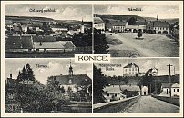 Konice  pohlednice (1933)