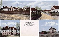 Medleice  pohlednice (1925)
