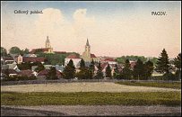 Pacov  pohlednice (1921)