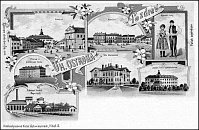 Uhersk Ostroh  pohlednice (1898)