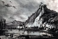 Povask hrad  mdirytina J. Fischera (1818)
