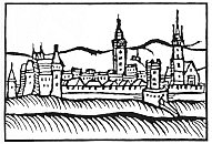 Hranice – veduta J. Willenberga (1593)