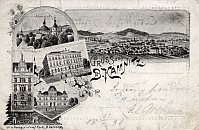 esk Kamenice  pohlednice (1898)
