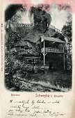 Svojkov  hrad  pohlednice (1902)