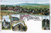 Tatenice  pohlednice (1898)