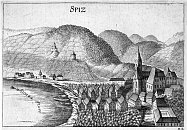 Spitz, v pozad Hinterhaus  G.M. Vischer (1672)