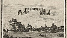 Bratislava  vez z rytiny J. Nypoorta (1658)