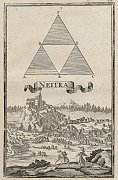 Nitra  rytina J. Nypoorta z uebnice geometrie (1698)