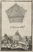 Ostr Kame  rytina J. Nypoorta z uebnice geometrie (1698)