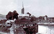Markuovce  pohled z katelu  fotografie z pol. 20. stol.