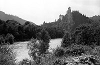 Oravsk hrad  foto Zoltn Meszros/Fortepan (1966)