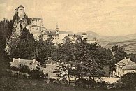 Oravsk hrad  dobov pohlednice