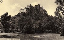 Plaveck hrad  dobov pohlednice
