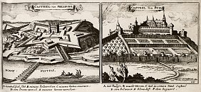 Bratislava a Buda  Jacob Peeters (1686)