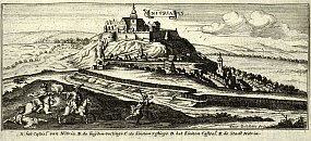 Nitra  rytina Gaspara Bouttatse (1690)