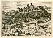arisk hrad  dobov vyobrazen (1625)